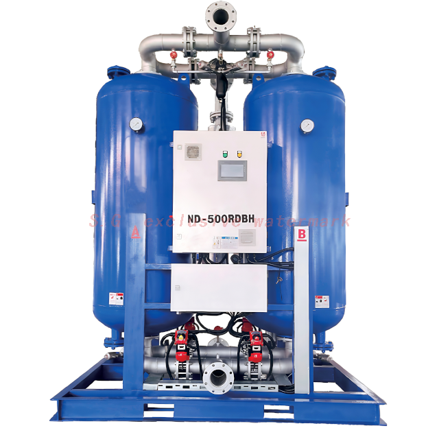 ND-RDBH Low air consumption blast external heating regeneration adsorption dryer