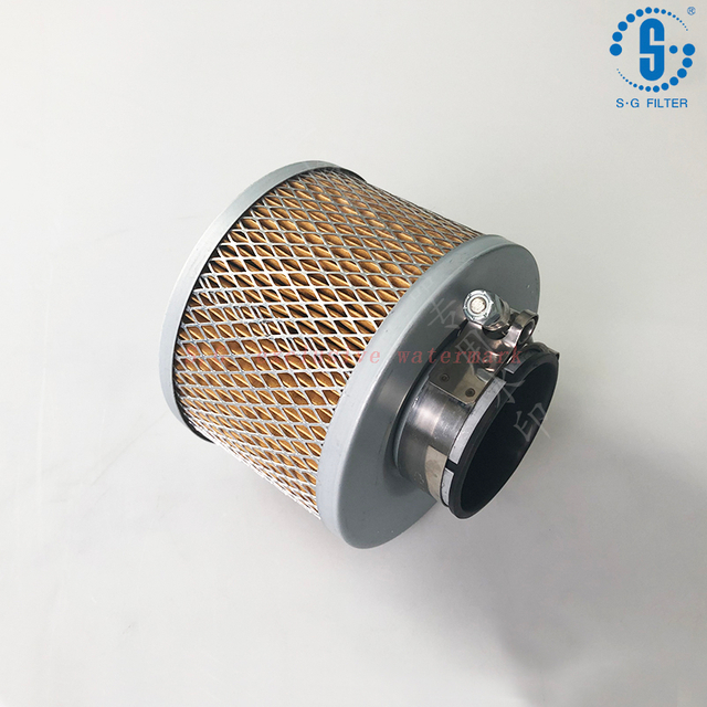 Air compressor air filter integrated iron cover air filter length 150 inside diameter width 40 flat height 180 high-quality filter element